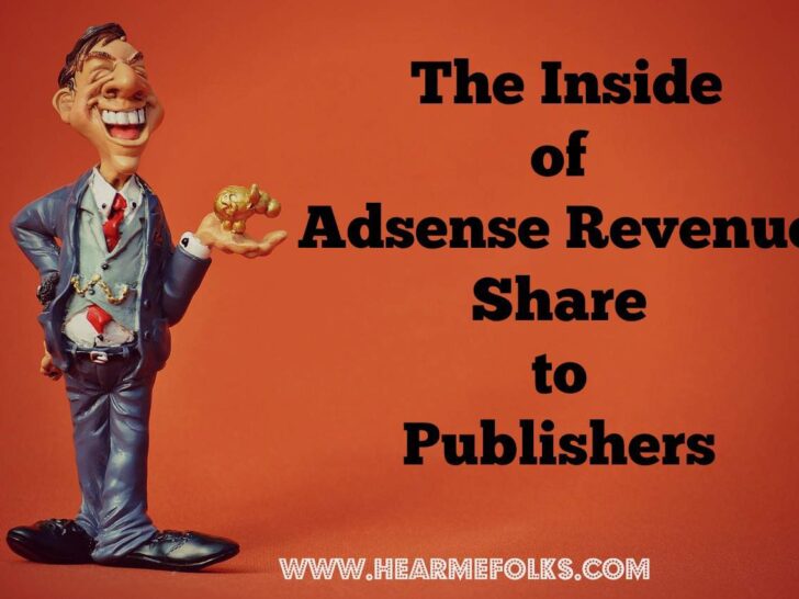 adsense revenue share to publishers