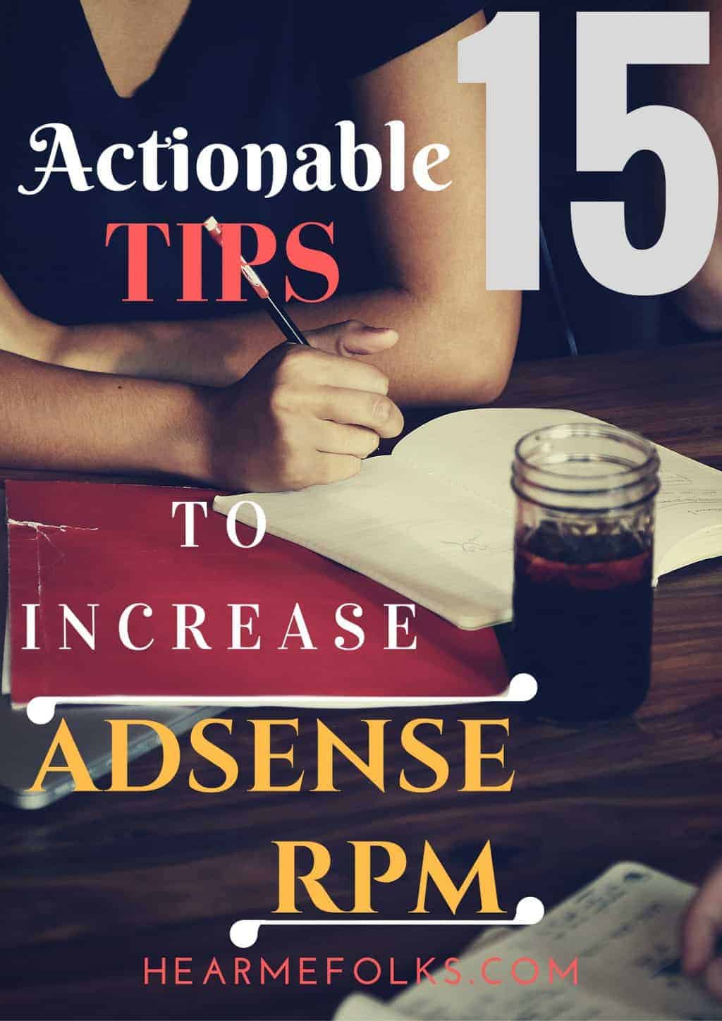 how to increase adsense rpm and revenue