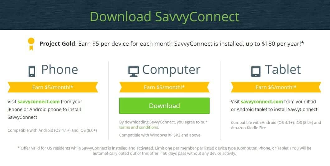 surveysavvy app savvyconnect