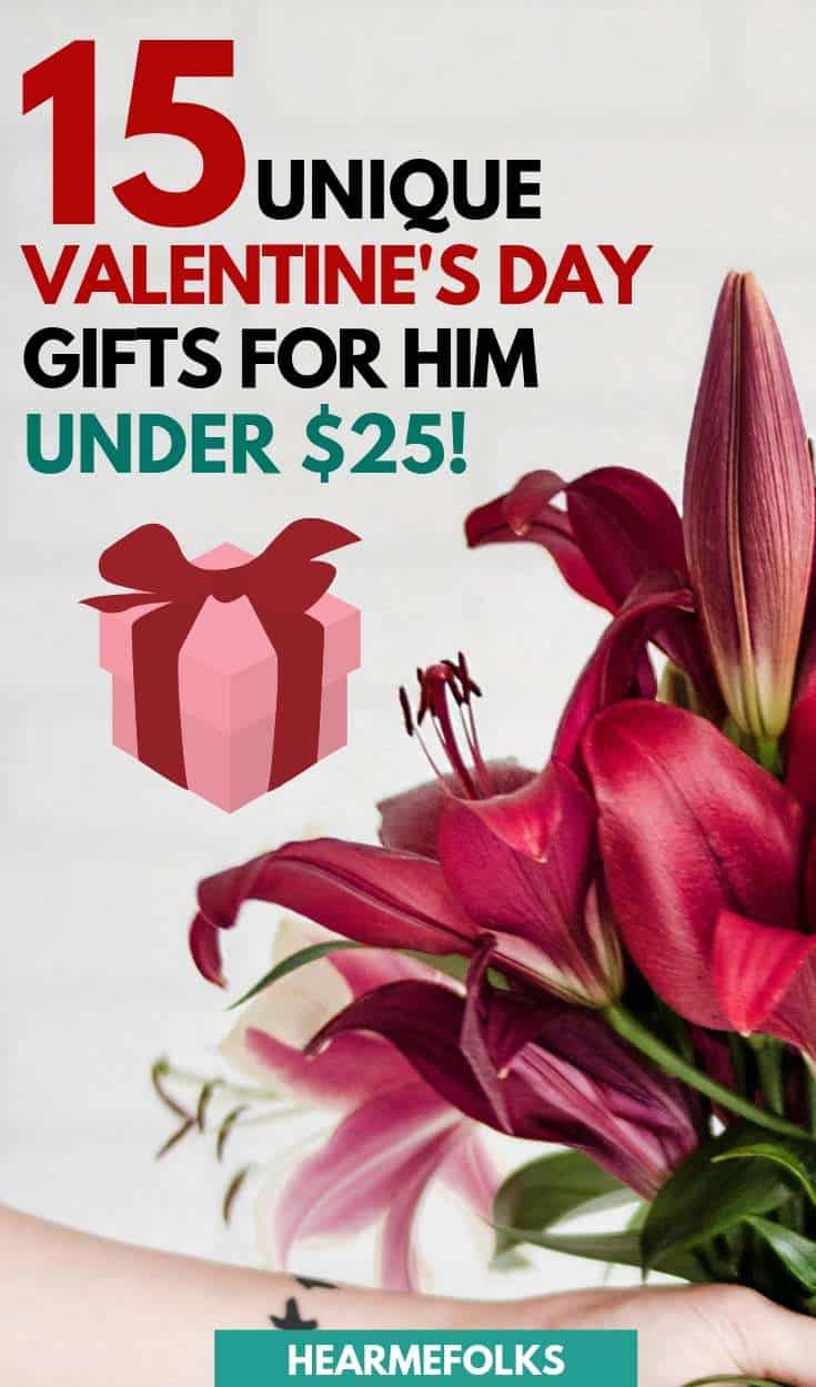 15 Unique Valentine S Day Gift Ideas For Him Under 25 Hearmefolks