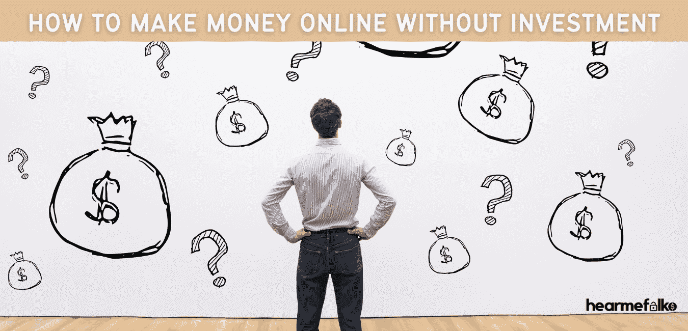 how to make money online without paying anything
