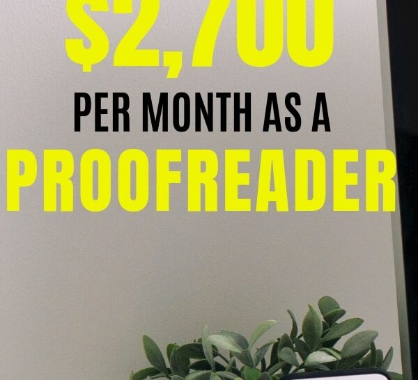 make money from home as a proofreader.