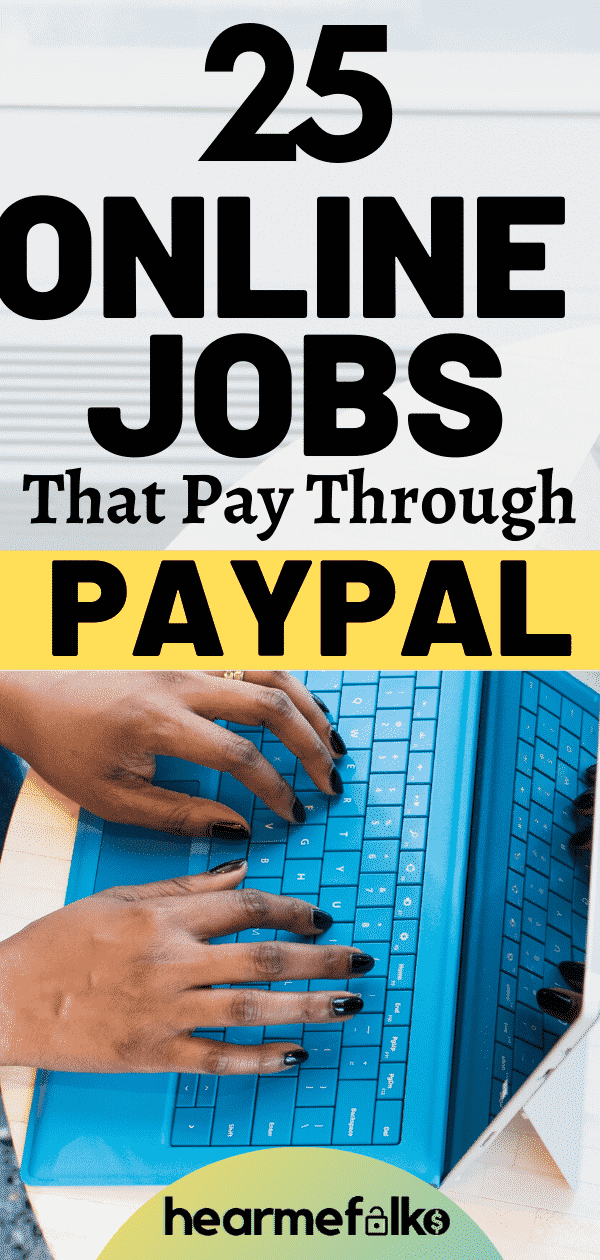 online jobs that pay through paypal