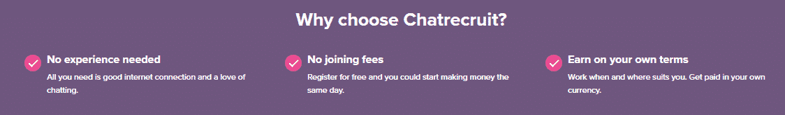 Get Paid to Chat with Chatrecruit