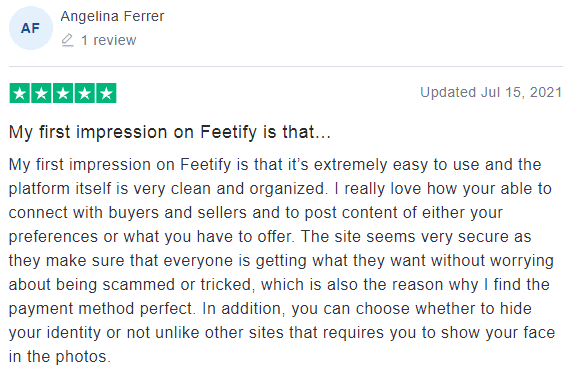 Feetify Seller Reviews on Trustpilot