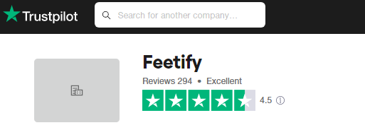 Is Feetify safe? Fettify Trustpilot rating