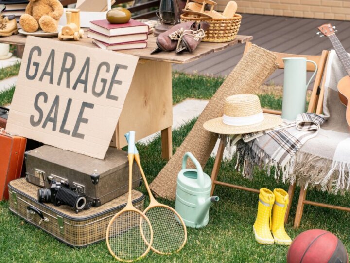 garage sale for things you can sell to make money