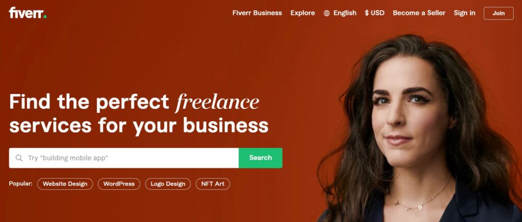 Join Fiverr and offer services