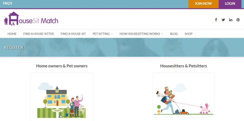 HouseSit Match is a Non-Paid or a Free House Sitting Job
