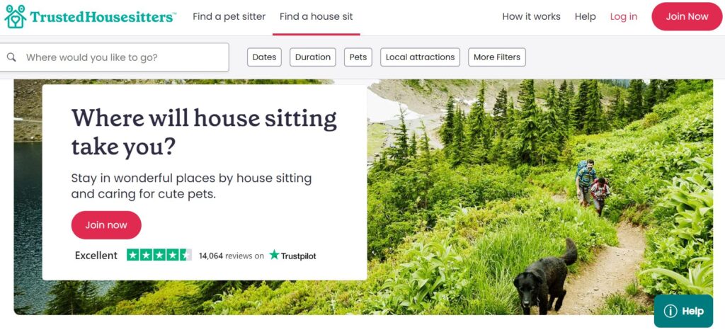 TrustedHouseSitters.com to find a house sitting job while satying in luxury places