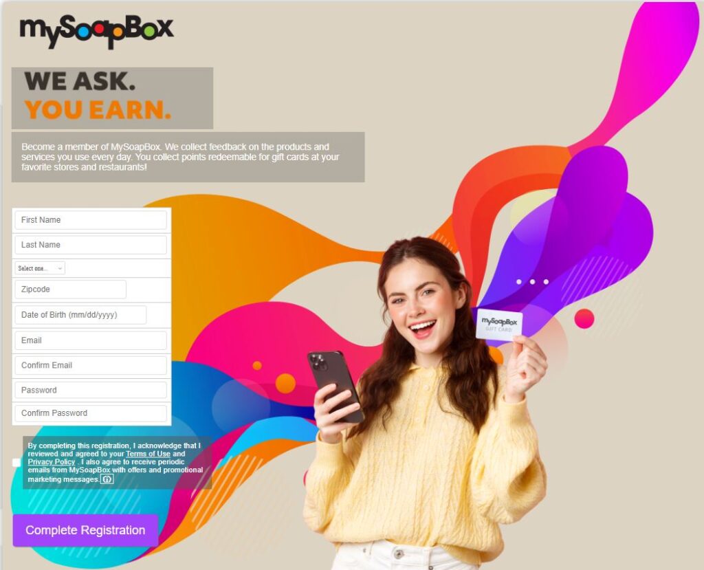 Get Paid to test products at MySoapBox