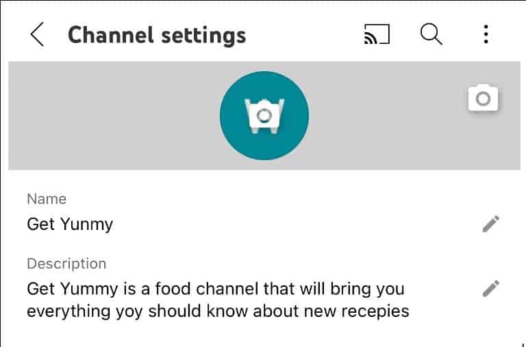 YouTube Channel Settings