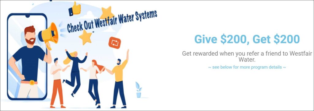 Westfair Water System Referral Program