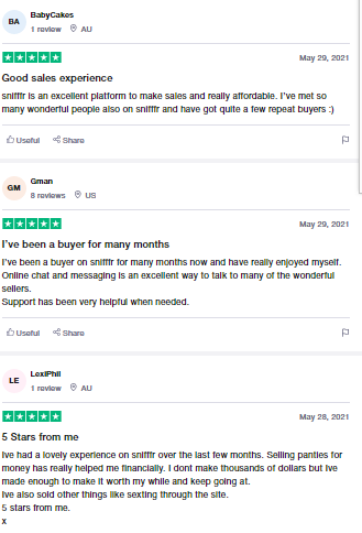 Snifffr reviews on Trustpilot