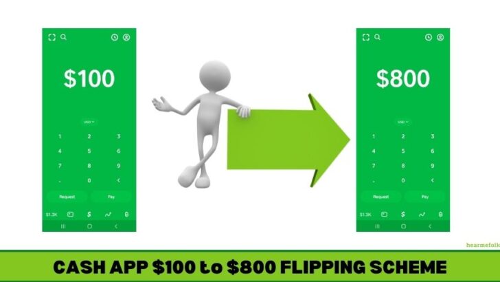 Cash App $100 to $800 Flipping Scheme