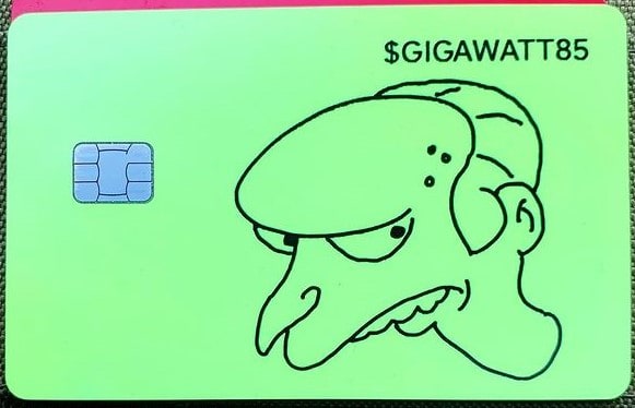 Free-hand Cash App Card Ideas for Glow In The Dark