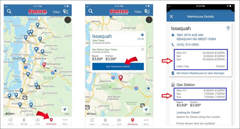 Costco Warehouse Hours Of Operation