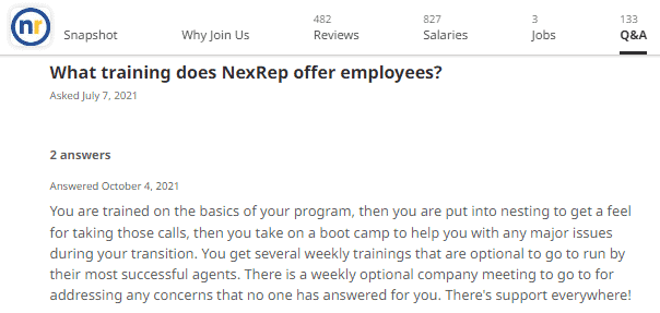 How NexRep Trains Employees?