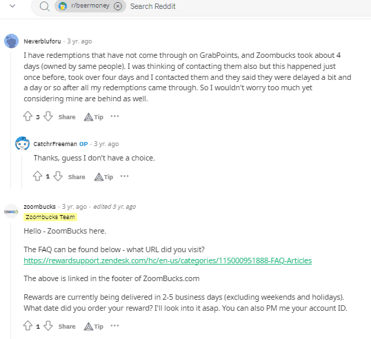 Reddit Negative Zoombucks User Reviews