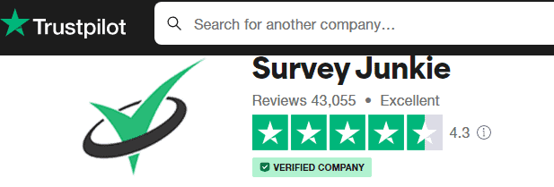 Survey Junkie Trustpilot Ratings